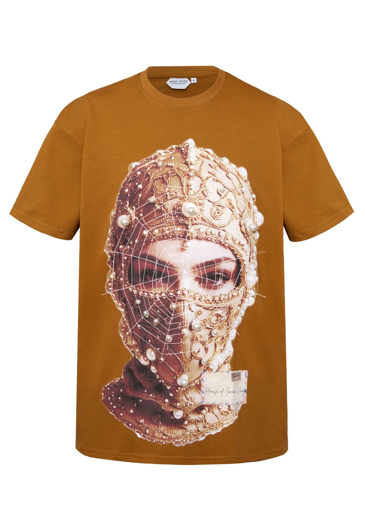 Adorned T-Shirt – Coffee Brown